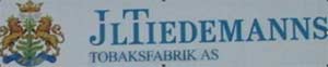 Tiedemanns Tobaksfabrikk sin logo